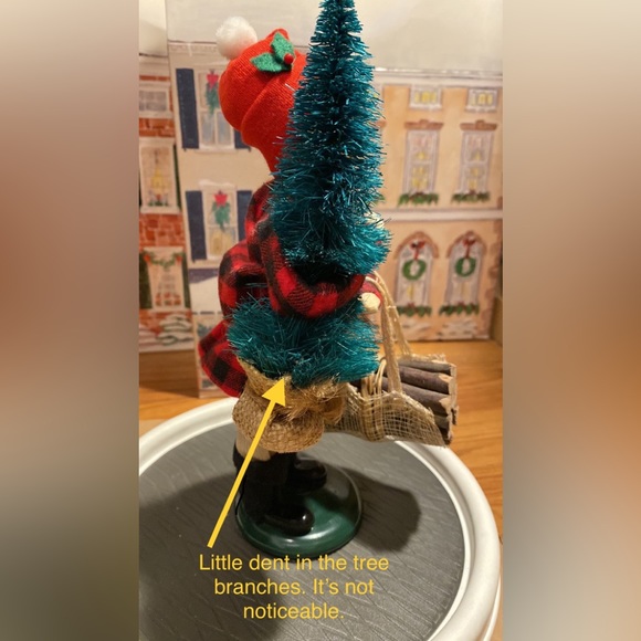 1992 BYERS CHOICE Boy With Christmas Tree and Firewood - Picture 5 of 15